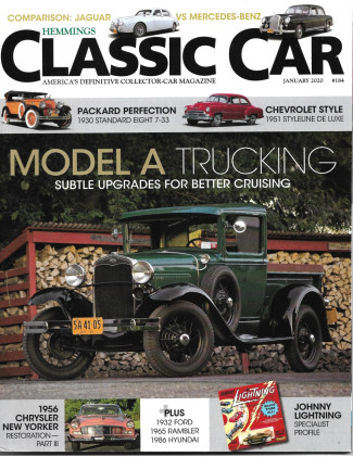 HEMMINGS CLASSIC CAR 2020 JAN - '30 PACKARD, '56 CHRYSLER RESTO PT3, JAG vs M-B